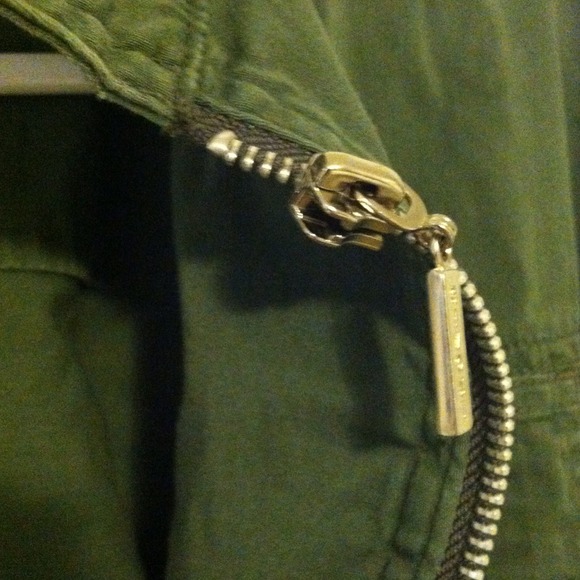 Army Green Utility-Style Jacket - Picture 3 of 3