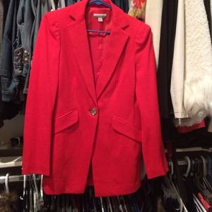 Red blazer