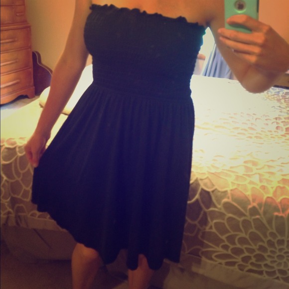 Black Open Back Dress or Cover Up