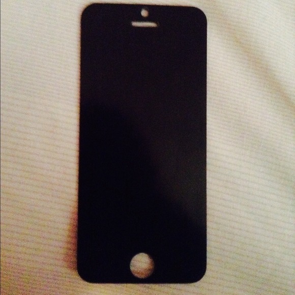 Three piece dark screen protector for iphone