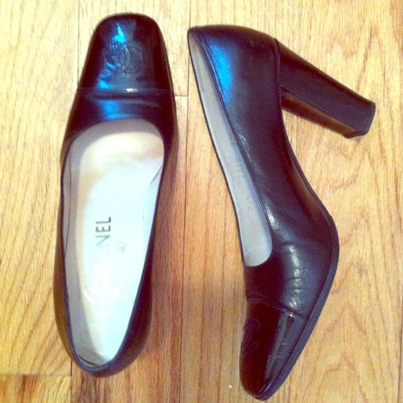 SOLD Chanel Square-toe Pump