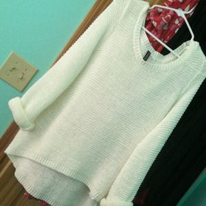 NWOT Open knit sweater