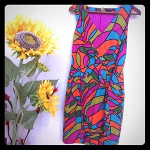 Anthropologie sugar fry 100% cotton dress size M