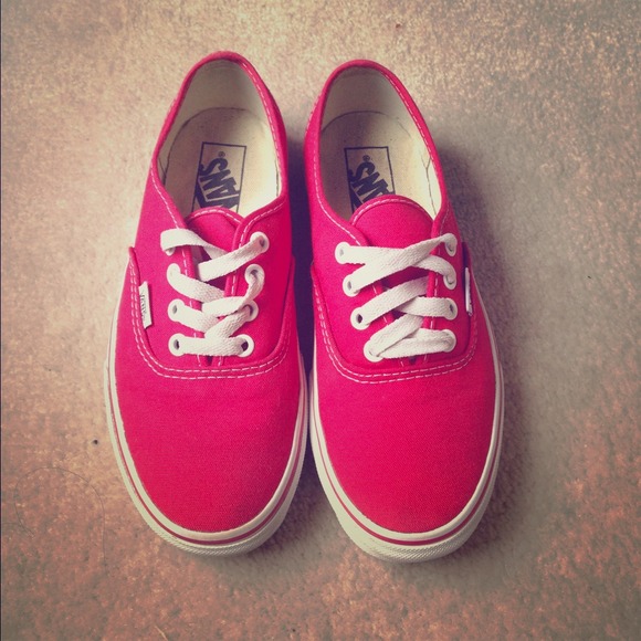 Red vans & Mickey Mouse crop