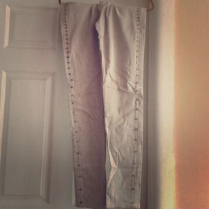 Stud jeans pants