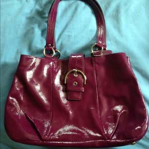 Purple coach *authentic* purse