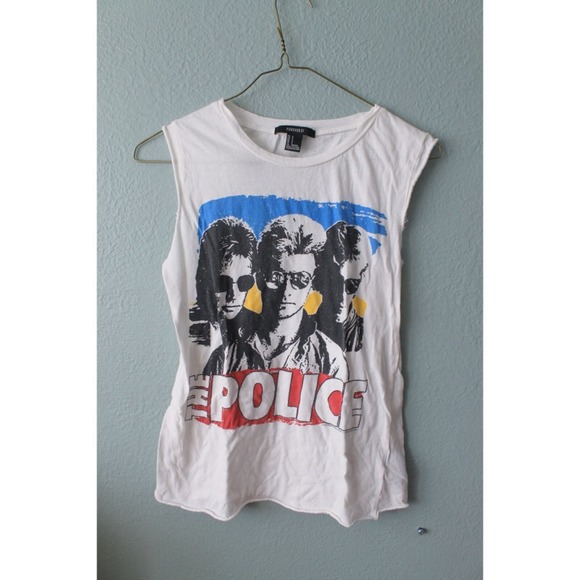 Forever 21 police muscle tee