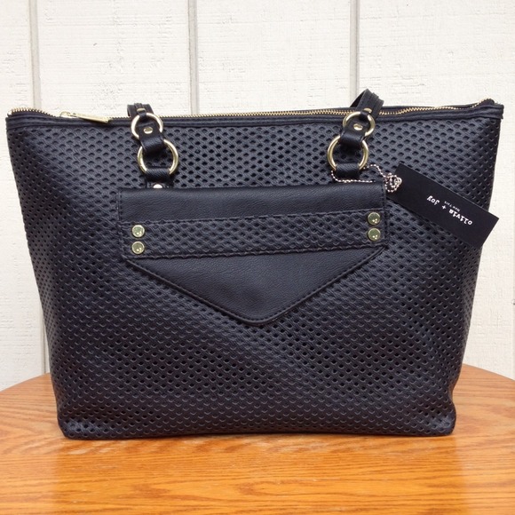 Olivia & Joy Handbags - Olivia & Joy Regis Perforated Tote