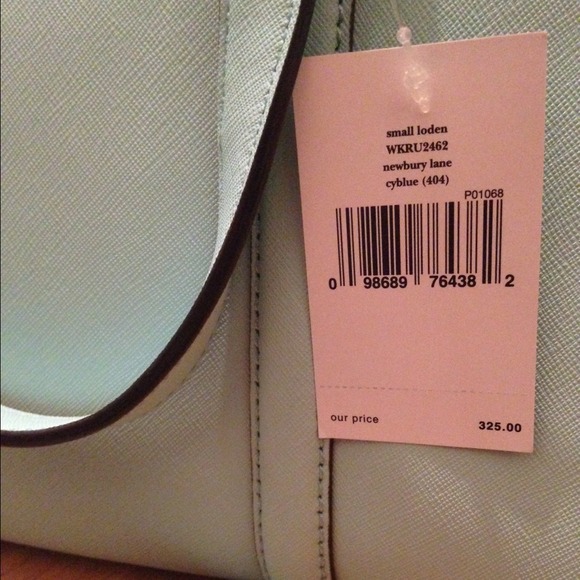 โSoldโ Kate Spade CyBlue Small Loden  Leather - Picture 4 of 4