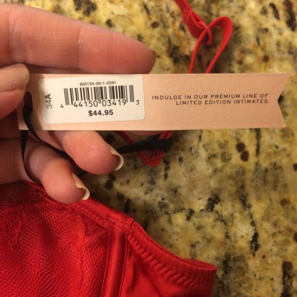 Gorgeous Red GAP Demi-cup Bra - Picture 2 of 4