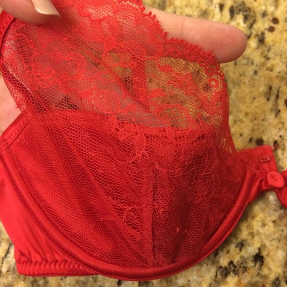 Gorgeous Red GAP Demi-cup Bra - Picture 3 of 4