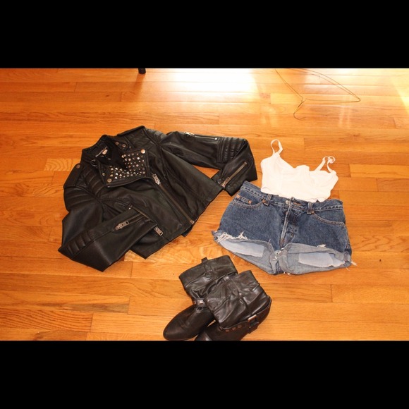 Leather jacket