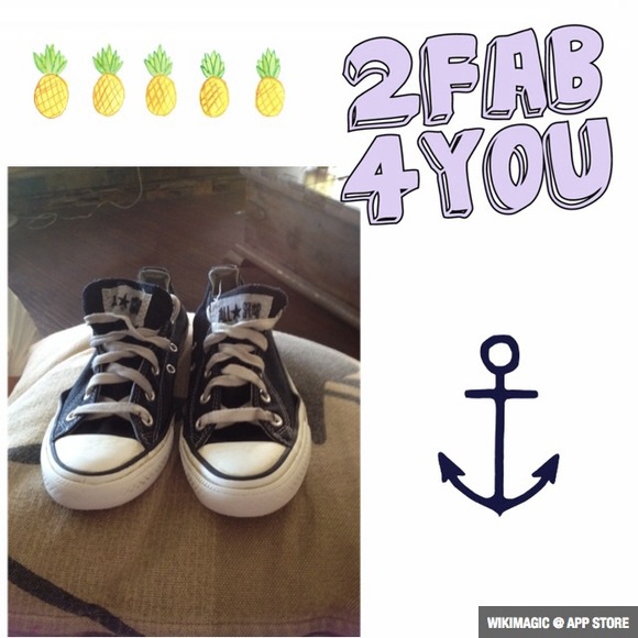 Dark blue unisex converse (USED)💙