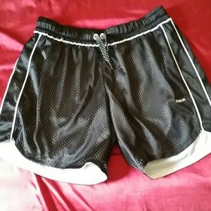 Black Reebok Mesh Shorts