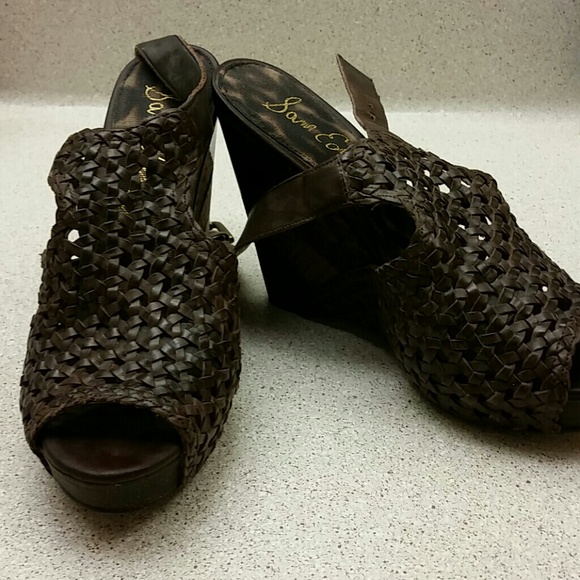 Sam Edelman wedges worn once