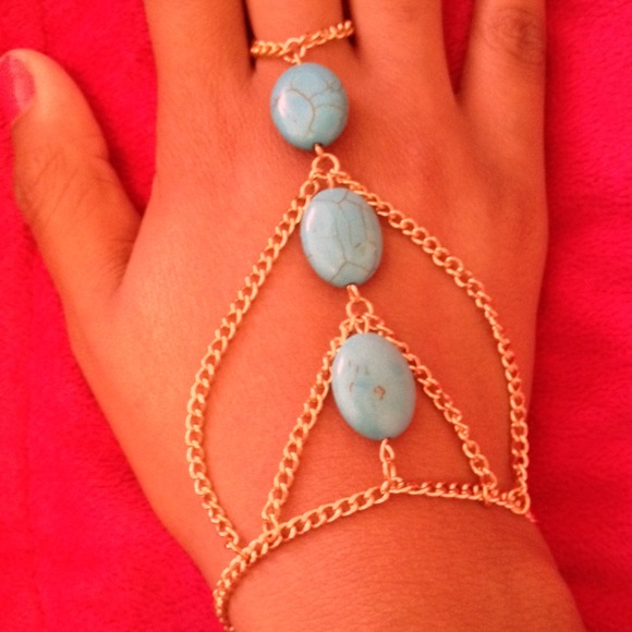 Blue Bracelet Ring