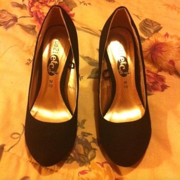 Cute little black heels