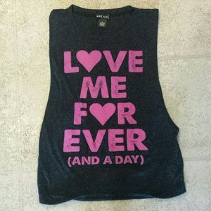 Dark Grey/dark blue tank top