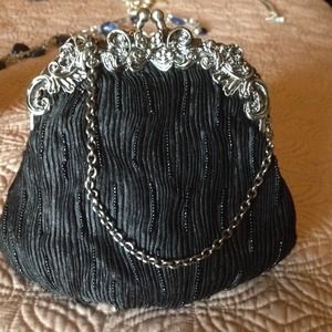 NWOT Black Evening Bag