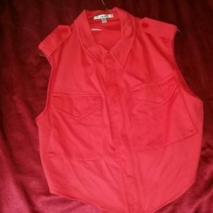 Papaya Bright Orange/Red Vest