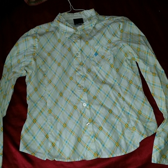 South pole Long Sleeve Button up - Picture 1 of 1