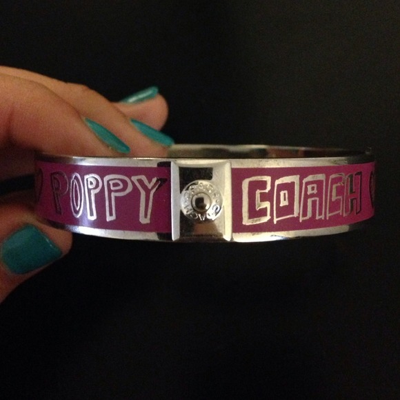 Poppy coach pink limited edition bangle