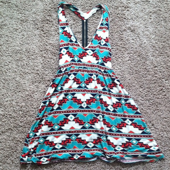 Boho Aztec Dress - Picture 1 of 2