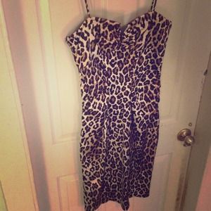 Leopard printed dress