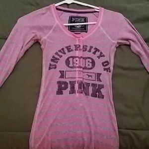 University of pink long sleeve