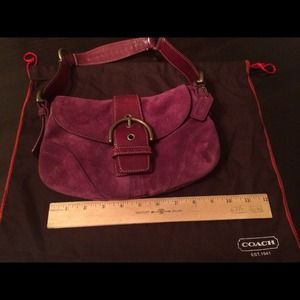 Coach Suede Handbag