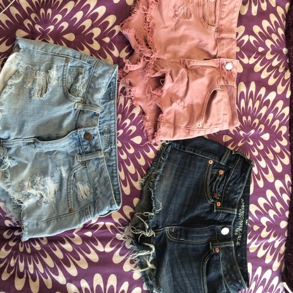 Three pairs of shorts