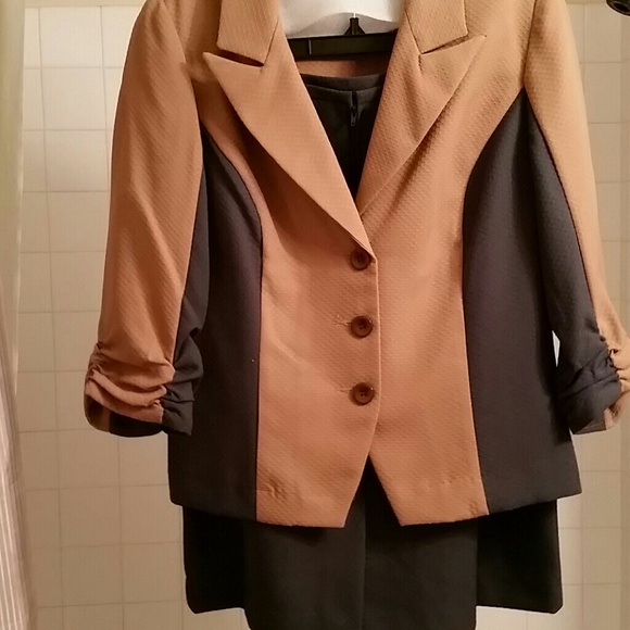 Camel and Stone Gray Suit 14