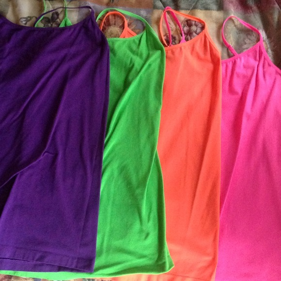 4 Spandex M/L Tanks