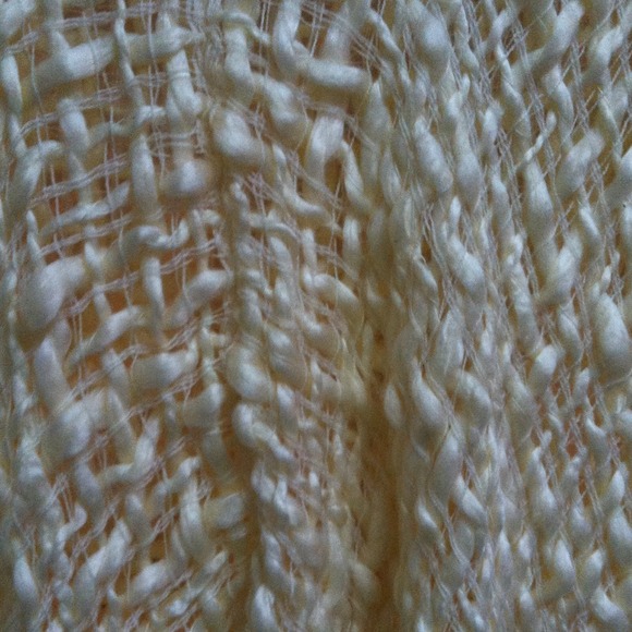 Silk and cotton poncho - Picture 2 of 4