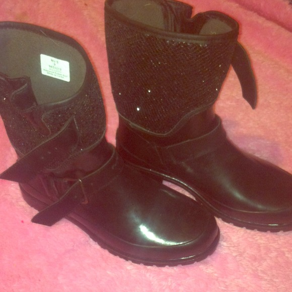 Sparkly Sperry Rain Boots