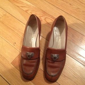 Vintage Salvatore Ferragamo leather shoes