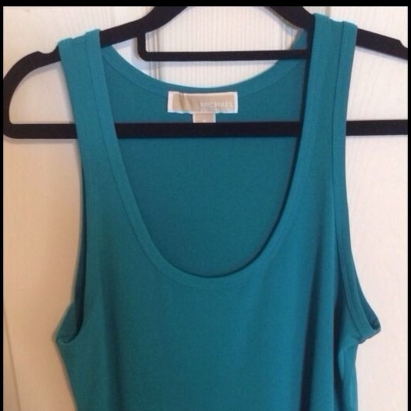 Michael Kors Turquoise Tank. Size Small