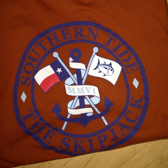 XS Burnt Orange Southern Tide T-Shirt