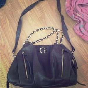 Guess brown leather purse