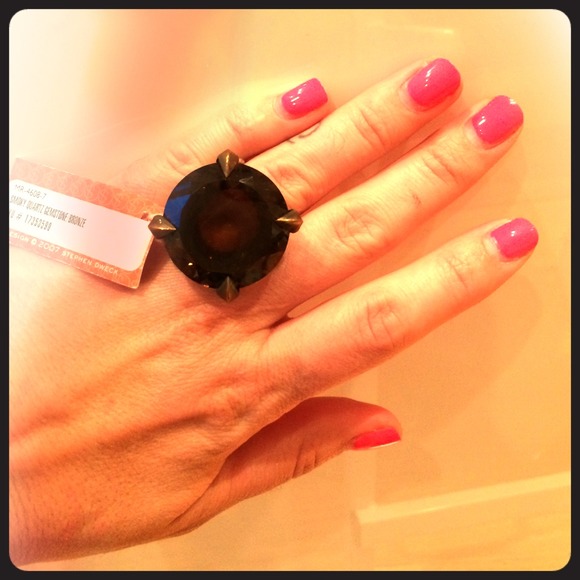 stepehen dweck Jewelry - Stephen Dweck Smoky Quartz Cocktail Ring sz7