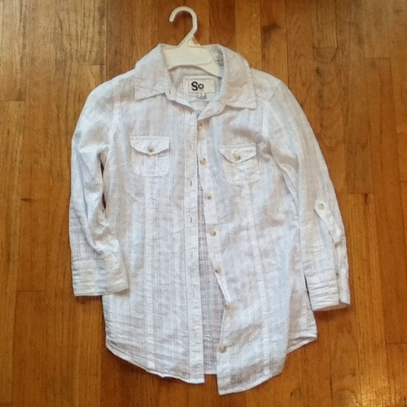 White button-up shirt