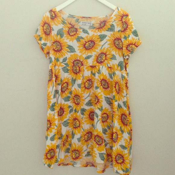 American Apparel Sunflower Dress
