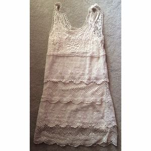 Cream Lace Dress
