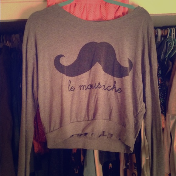 Mustache shirt.