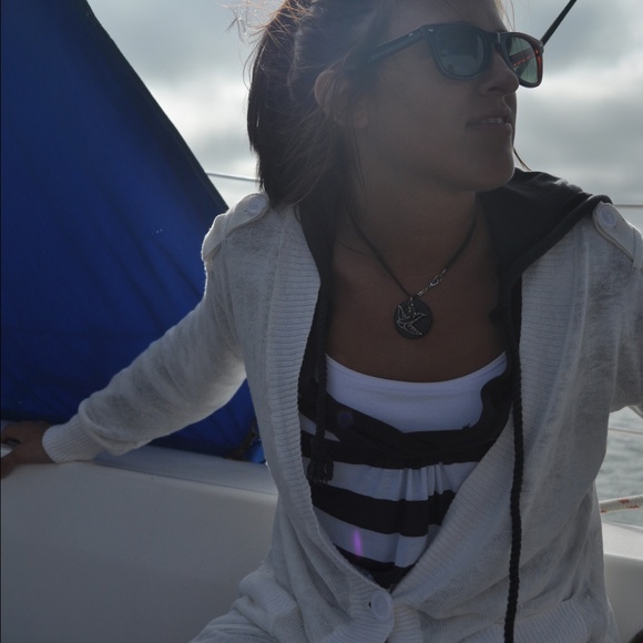 Splendid Striped Hooded Top - Picture 4 of 4