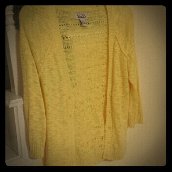 Yellow Cardigan
