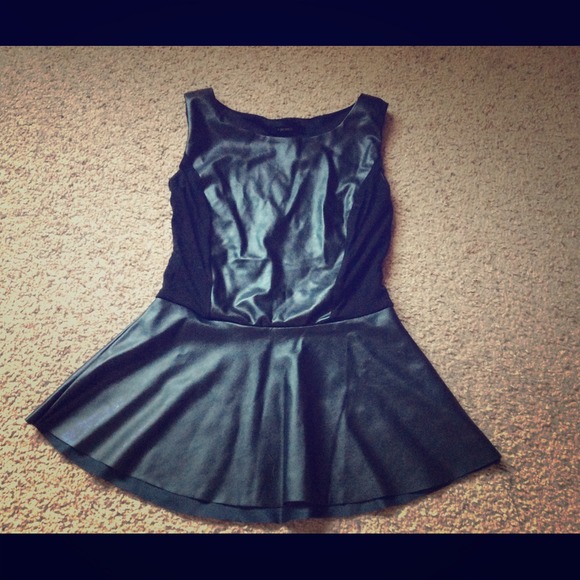 FOREVER 21 leather top