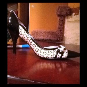 Guess Logo High Heel Shoe