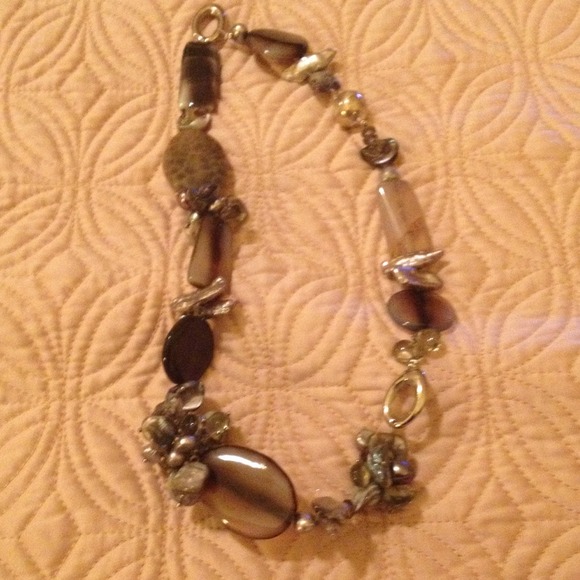 Tan Stone Necklace