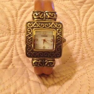 Tan Chico's Watch-Needs Battery
